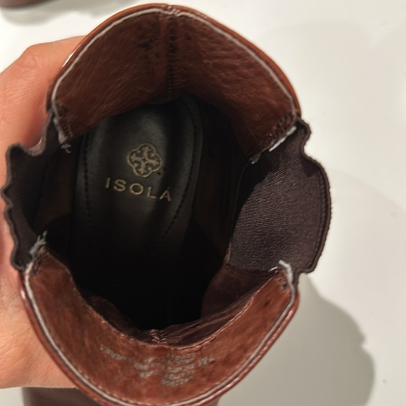 Isola Chelsea Boots in Cognac Brown - Picture 8 of 10